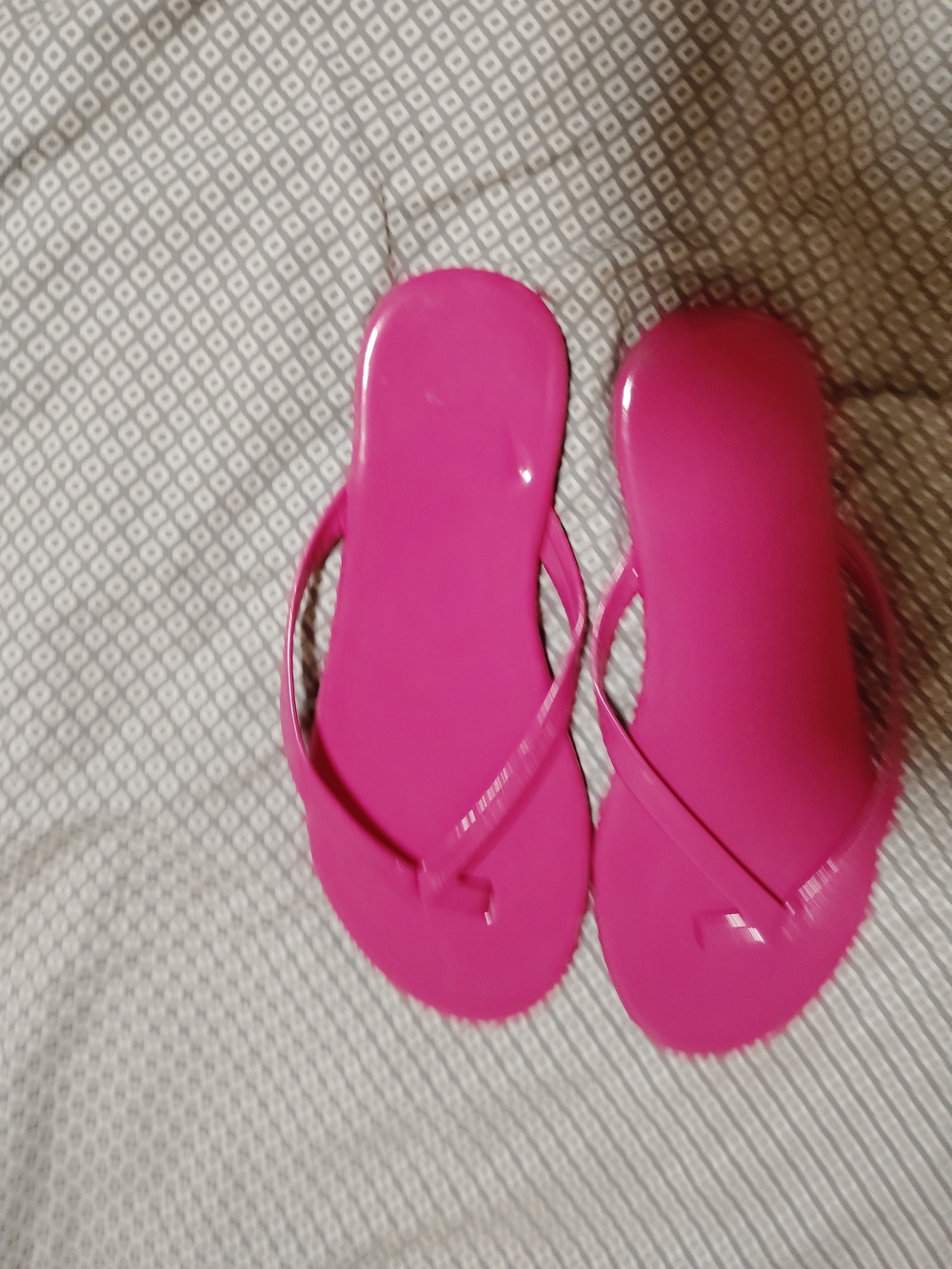 Women's Vibrant Pink Flip Flop Sandals
